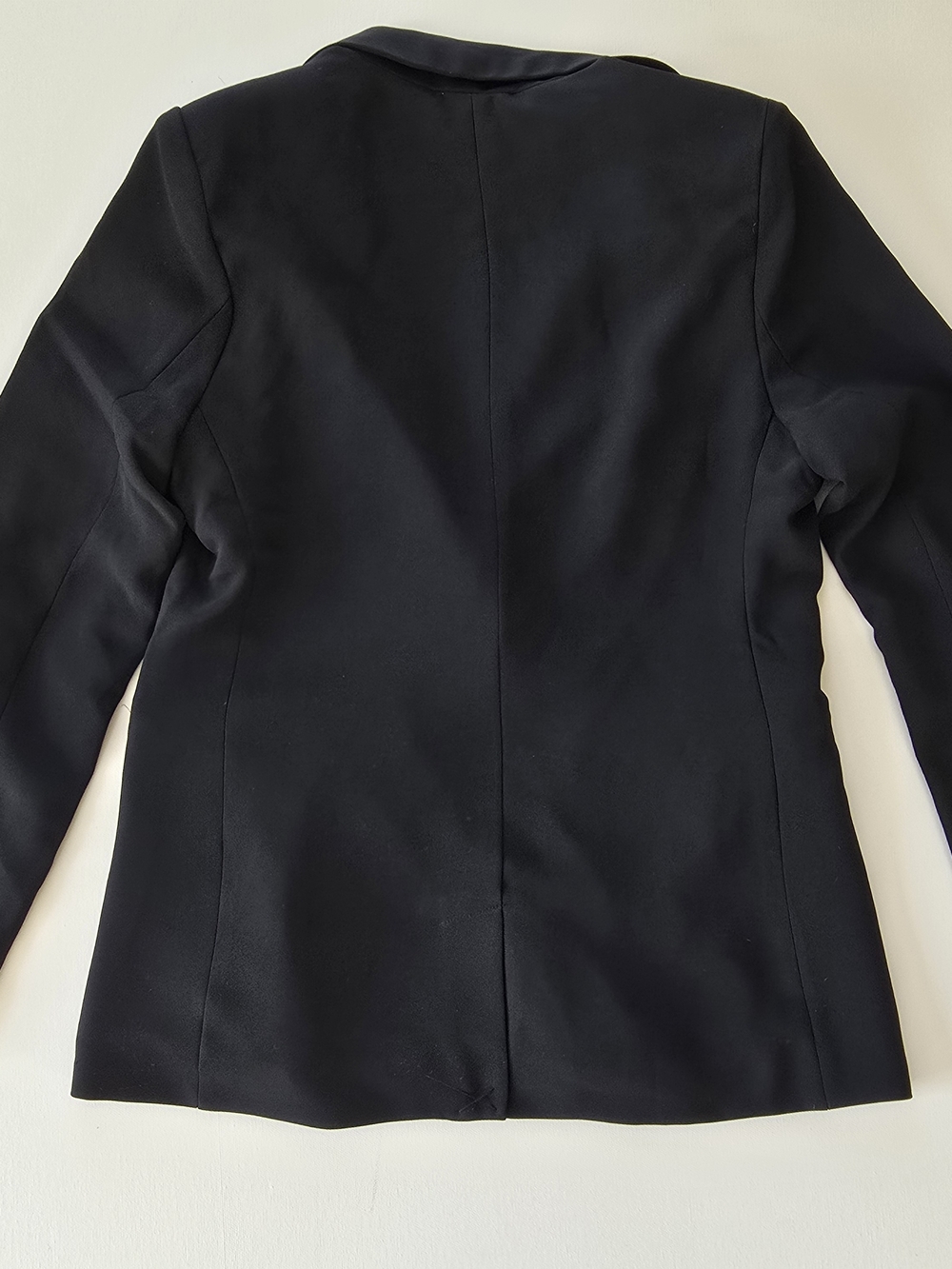 Marled Women's Double-Breasted Black Blazer with Gold Buttons - Sz M - Picture 3 of 7